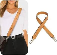 Amazon.com: Adjustable Replacement Handbags Straps Leather Strap for Purse Light Gold Clasp Style #1 Red Oiled Edge Short Size