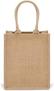 Amazon.com: Sparkle and Bash Mini Tote Bags - 8 x 10 x 4 Inches, Brown, 12 Pack - Burlap Party Bags with Handles for Gifts & Crafts : Health & Household