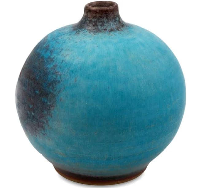 Novica Turquoise Realm Ceramic Vase