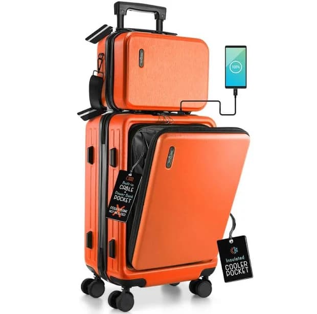 TravelArim 22" Hard Shell Carry On Luggage