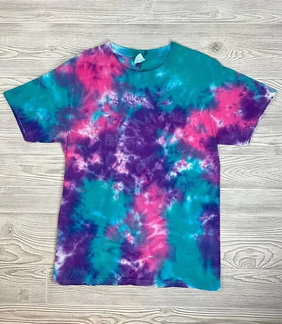 Handmade Tie-Dye Short-Sleeve Tee Shirt