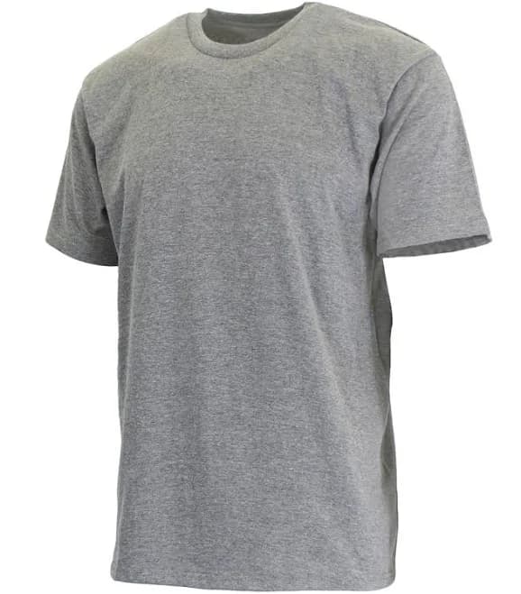 Blue Ice Men's Short Sleeve Crew Neck Modern Fit Cotton Blend Classic Tee