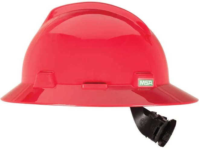 MSA V Gard Full Brim Hard Hat