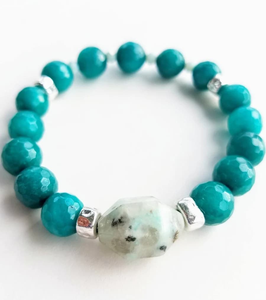 Candy Jade Stretch Bracelet