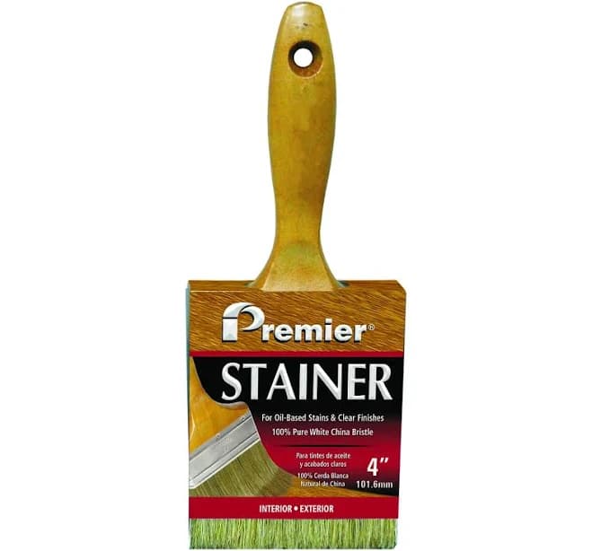 PREMIER Premier Stainer 4 in. Flat Stain Brush B500-40