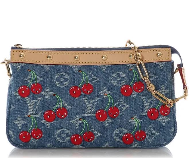 Louis Vuitton LV x TM Monogram Denim Cerises Pochette Accessoires by Ann's Fabulous Finds