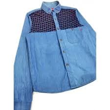 Shirt Supreme Blue size S International in Cotton - 26447416