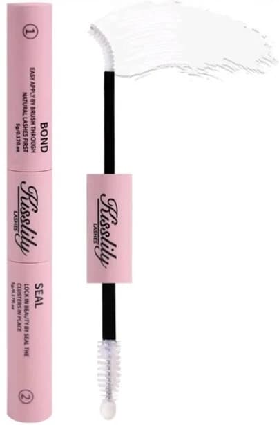 Kisslily Semi-permanent Eyelash Adhesive Clear Natural Effect Liquid