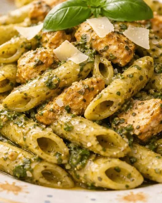 Chicken Pesto Pasta Recipe - Easy Italian Dinner Guide (PDF)