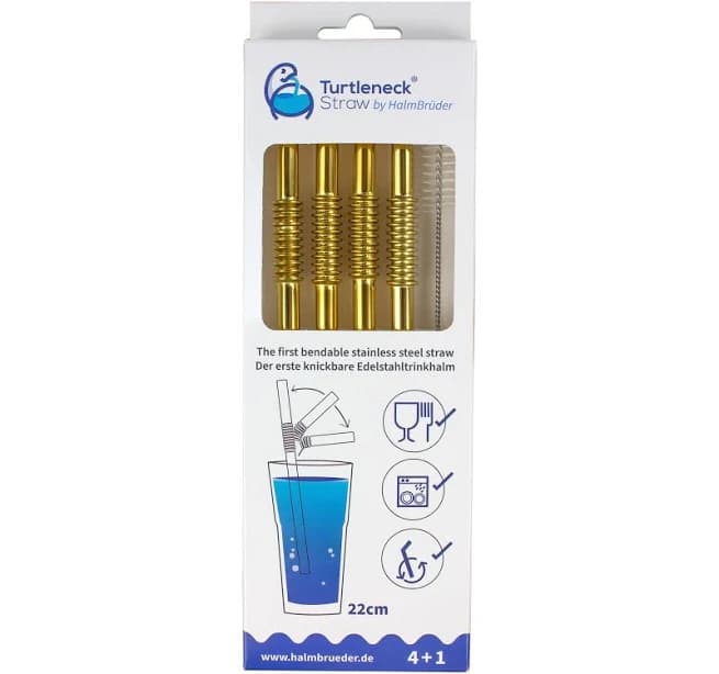 Turtleneck Stainless Steel Bendable Straw