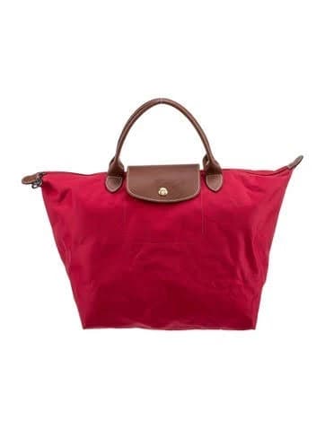 Longchamp Nylon Le Pliage Small in Red
