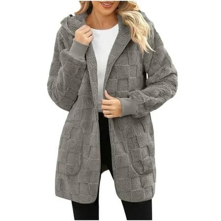 Women's Hooded Sherpa Jacket