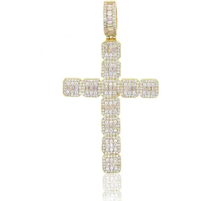 BGK Cubic Zirconia Cross Necklace