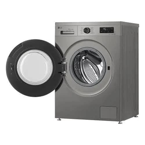 LG Fully Automatic Digital Washing Machine with Inverter Technology, Front Loading, 8 kg, Platinum Silver - F4Y2TYGYP | More