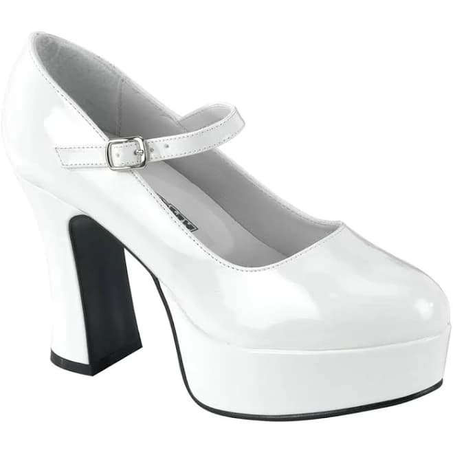FUNTASMA Mary Jane 50 Platform Chunky Heel Pumps