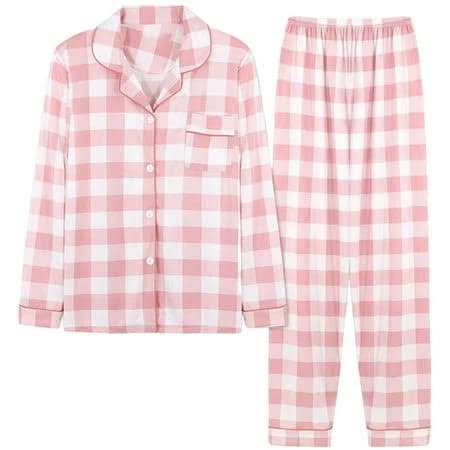 Women's Plaid Two Piece Pajama Set