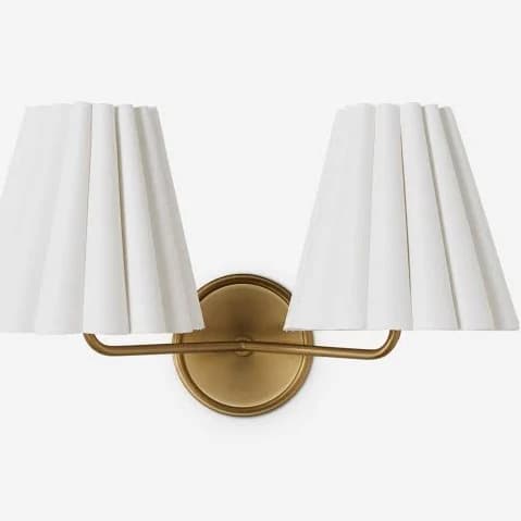 Lulu and Georgia Matthews Double Wall Sconce