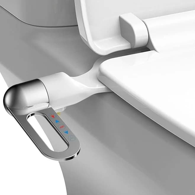Atalawa Bidet Toilet Seat Attachment Ultra Slim Bidet With Self Cleaning Dual Nozzle Adjustable Water Non Electric Bidet Fresh Water Spray