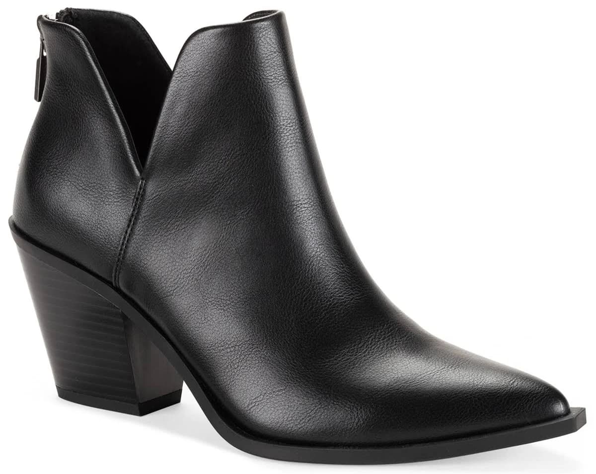 Wild Pair Women's Leilanii V Pointed Toe Booties