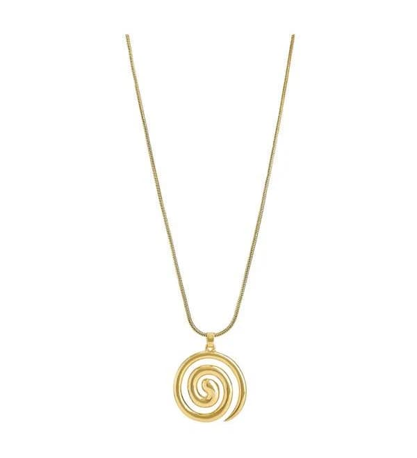Kenneth Jay Lane Swirl Pendant Necklace
