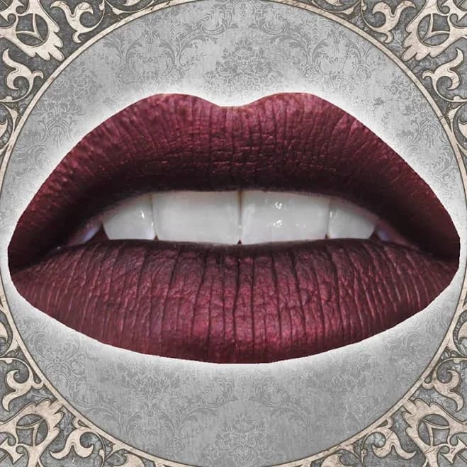 Deep Metallic Red Liquid Lipstick