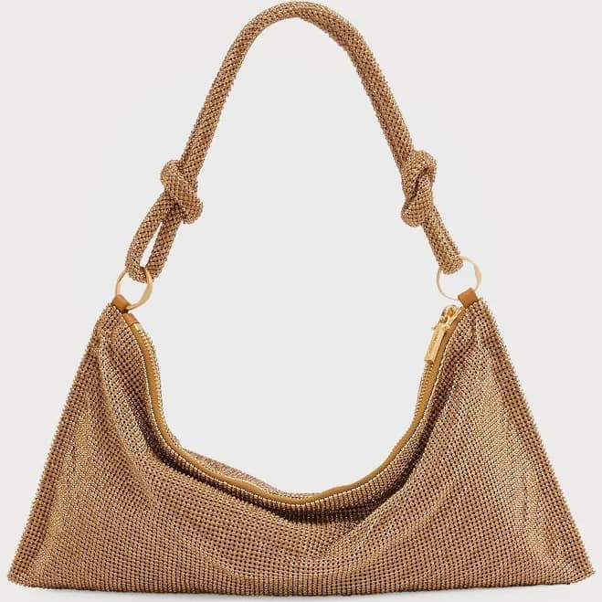 Hera Knotted Rhinestone Mini Shoulder Bag
