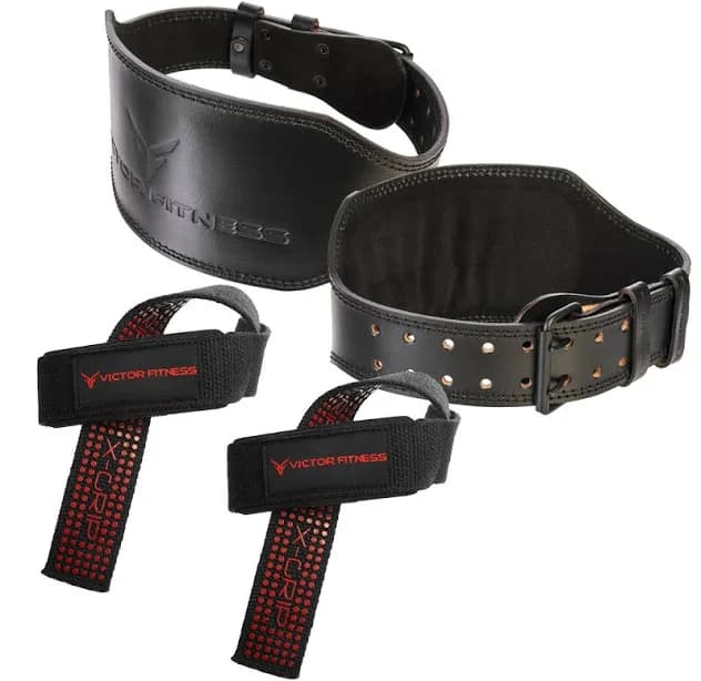 Victor Fitness Tapered Heavy-Duty Dual Prong Weightlifting Belt