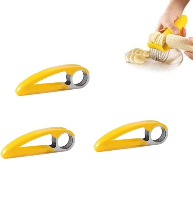 ZhangyiHot 3Pcs Yellow Food Manual Slicer