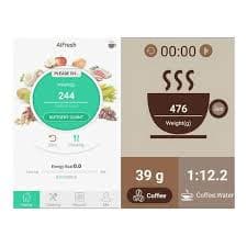 TRUE INTEGRAL EPK415B Bluetooth Kitchen Smart Scale with 11 lb Capacity; High-Precision Sensors; Sensor Touch Key; Auto Off Function; Low Battery and Overload Indication; Stainless Steel Platform - Walmart.com