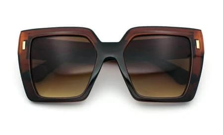 Retro Cat Eye Oversized Rectangle Sunglasses