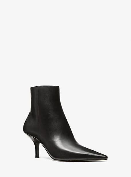 MICHAEL Michael Kors Women's Selina Heeled Leather Ankle Boots
