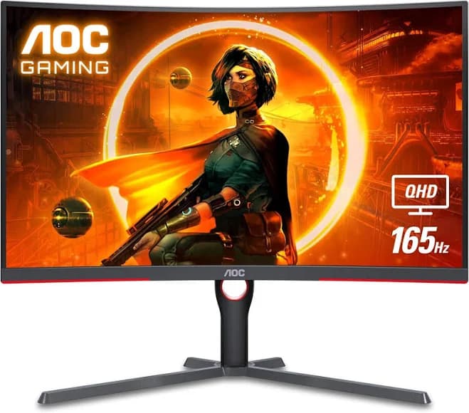 AOC CQ32G3SE-B 31.5" 2560x1440 165Hz Curved Gaming Monitor