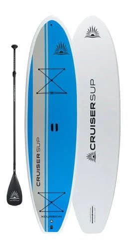 11′4 XCURSION Classic SUP, Stand-Up Paddle Board with Fin ∙ Rigid Hard Shell Best for All-Around Beginners, Fishing, Family & Dogs ∙ Blue