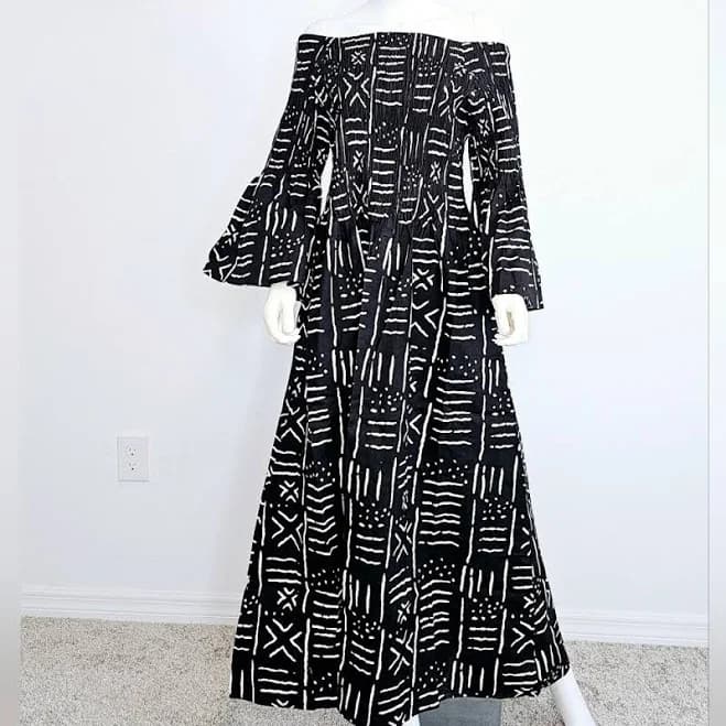 African Ankara Maxi Dress