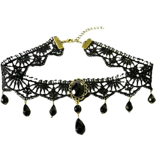 Retro Lace Choker Collar Necklace