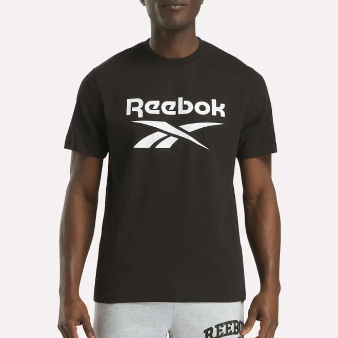 Reebok Men's Big Logo Crewneck Short Sleeve Tee