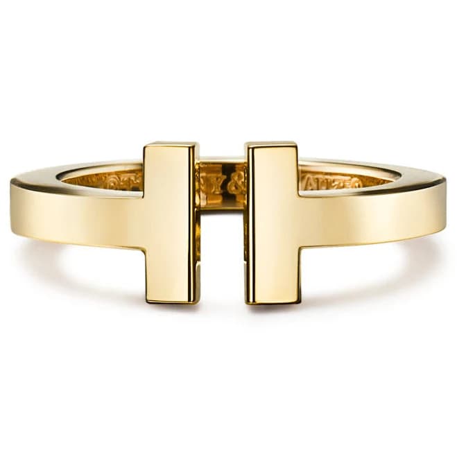 Tiffany T Square Yellow Gold Ring