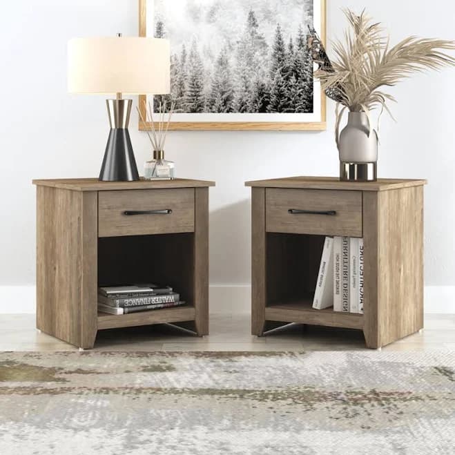 Zipcode Design Walter 1 Drawer Nightstand Set of 2