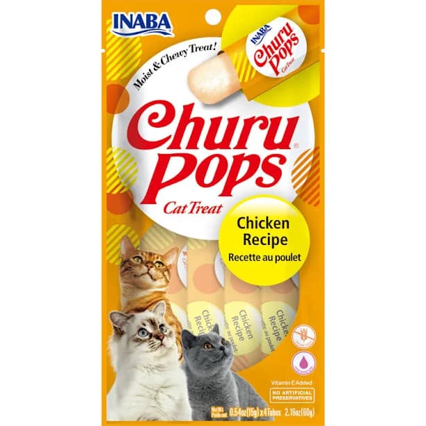 Churu Pops Chicken Recipe Cat Treats