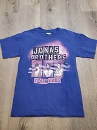 Jonas Brothers 2009 World Tour Women Size Small T-Shirt Purple Anvil | eBay