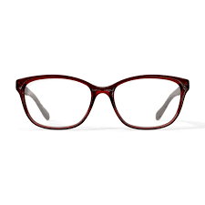 EV1 Ellen DeGeneres Women's Willa Prescription Eyeglasses with Case, Red HSA/FSA Eligible - Walmart.com