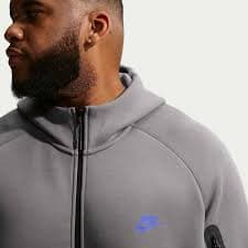 Buy Nike Tech Men's Fleece Windrunner Full-Zip Jacket - Pencil Point/Medium Ash/College Grey/Sapphire @ Nike Kuwait