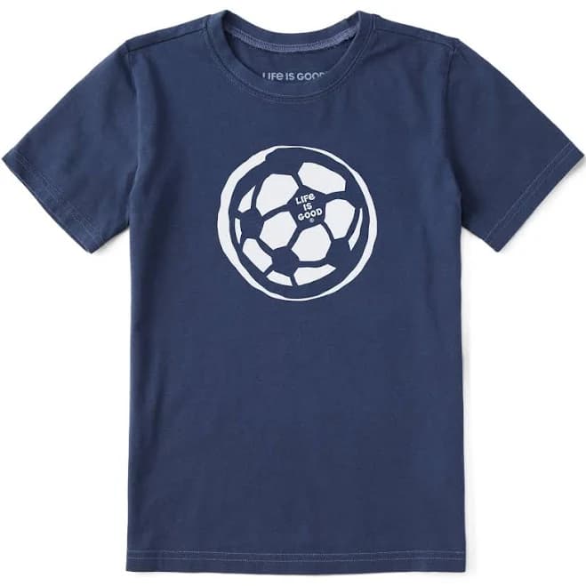 Life Is Good Kids Soccer Ball Sketch T-Shirt
