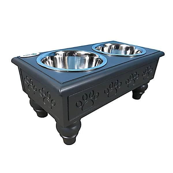 Iconic Pet Sassy Paws Raised Wooden Pet Double Diner