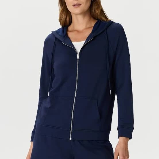 Quince Women's Supersoft Fleece Zip Up Hoodie