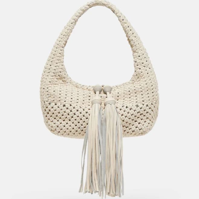 Dolce Vita Zenia Woven Leather Hobo