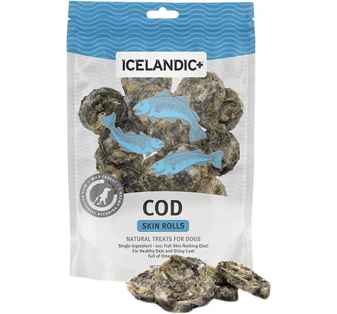 Icelandic+ Cod Skin Rolls Dog Treats