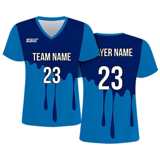 Custom Water Drop Abstract Soccer Jersey