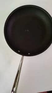ALL CLAD Non Stick Loop Handle Fry Pan Skillet 2 Rivet 12.5 inches
