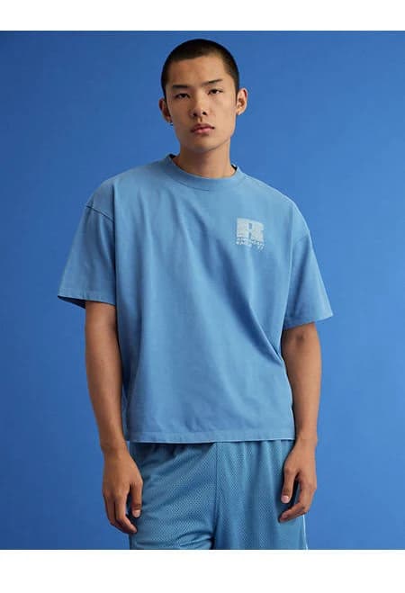 AE x Russell Athletic Heavyweight Eagle Graphic T-Shirt